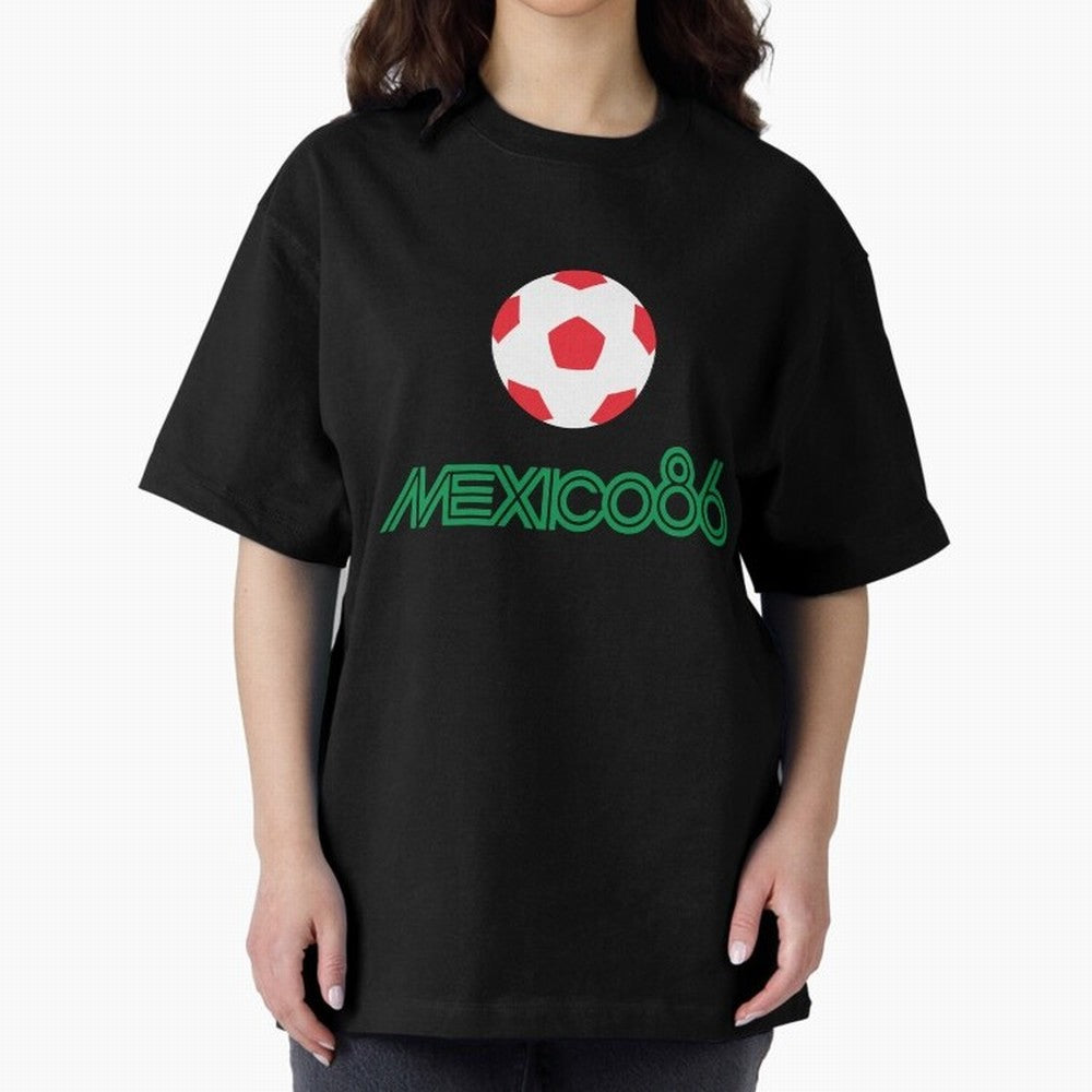 Mexico 86 World Cup Print8 Classic T-Shirt Celebrate the Magic of FIFA World Cup 2026 USA Canada Mexico for Fans of Messi, CR7 and Mbappe and Brazil, Portugal and Argentina, Bringing Football Passion, Legendary Performances, Festival Vibes and