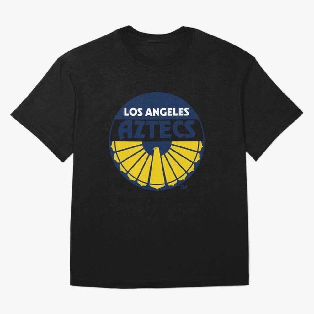 LA AZTECS200 Oversized T-Shirt Celebrate Soccer Greatness during FIFA World Cup 2026 Celebrating Haaland and Mbappe, Brazil Energy, Vintage Soccer Flavor, Modern Football Stars, National Flags and Final Night Emotion; Ideal for Fans Who Follow