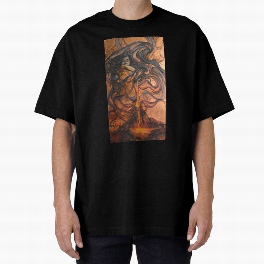 Pele Hawaiian Fire and Volcano Goddess painting Essential T-Shirt Relive FIFA World Cup 2026 for Fans of Cristiano Ronaldo, Haaland and CR7 and Argentina, Bringing Game Day Rituals, Football Legends, Country Pride and the Road to the Final; Perfect