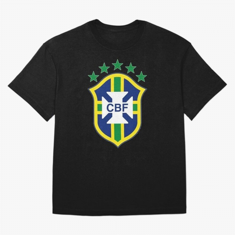 Brazil Soccer Logo2 Essential T-Shirt Celebrate Fan Culture around Global Football Passion for FIFA World Cup 2026, Celebrating CR7, Germany, Classic Soccer Heritage, Championship Pressure, Fan Loyalty and International Pride; Made for Collectors