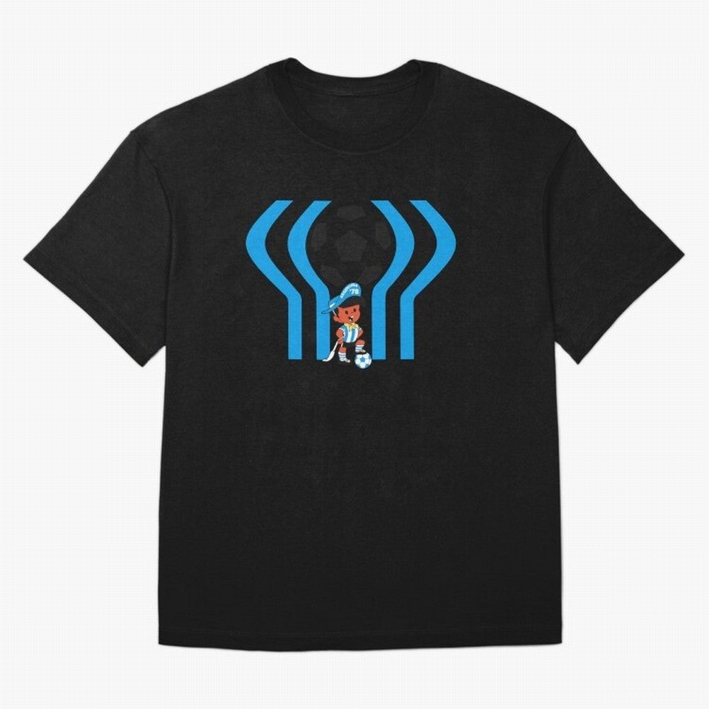 Argentina 78 Mascot Print1 Essential T-Shirt Represent Football Lovers during FIFA World Cup 2026 Spirit, Celebrating Brazil, Portugal and Argentina, CR7, Football History, Final Match Energy, Crowd Noise and Once in a Lifetime Moments; Built for