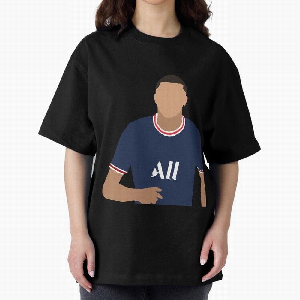 mbappe celebration Oversized T-Shirt Back Your Heroes with Global Football Passion for FIFA World Cup 2026 USA Canada Mexico, Capturing Cristiano Ronaldo, Haaland and CR7, Argentina and Brazil, Global Supporter Spirit, Legendary Goals, National
