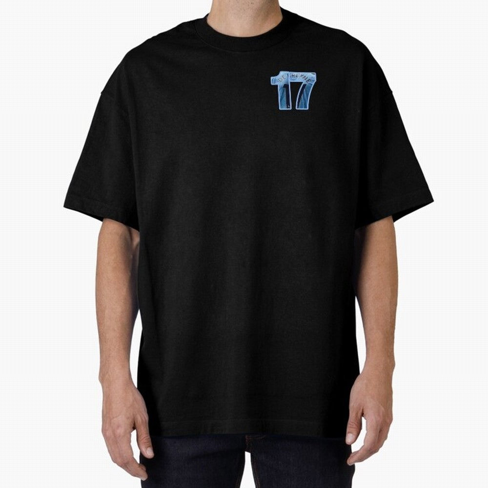 Kevin De Bruyne 17 Cut-out Oversized T-Shirt Show Championship Spirit for FIFA World Cup 2026 for Fans of Messi, CR7 and Mbappe and Brazil, Bringing Sports Nostalgia, International Competition, Famous Players and Unforgettable Victories; Perfect