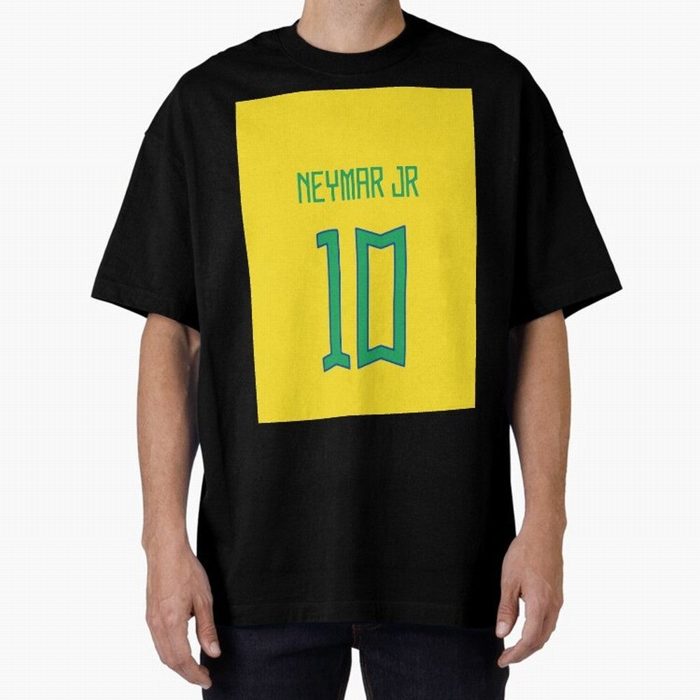 Neymar - Brazil 2022 Graphic T-Shirt Stand Out with Spirit from FIFA World Cup 2026 Group Stage Spirit, with Argentina and Brazil, Haaland and Mbappe, Match Day Excitement, Supporter Culture, Golden Goals and Global Football Passion; Perfect for