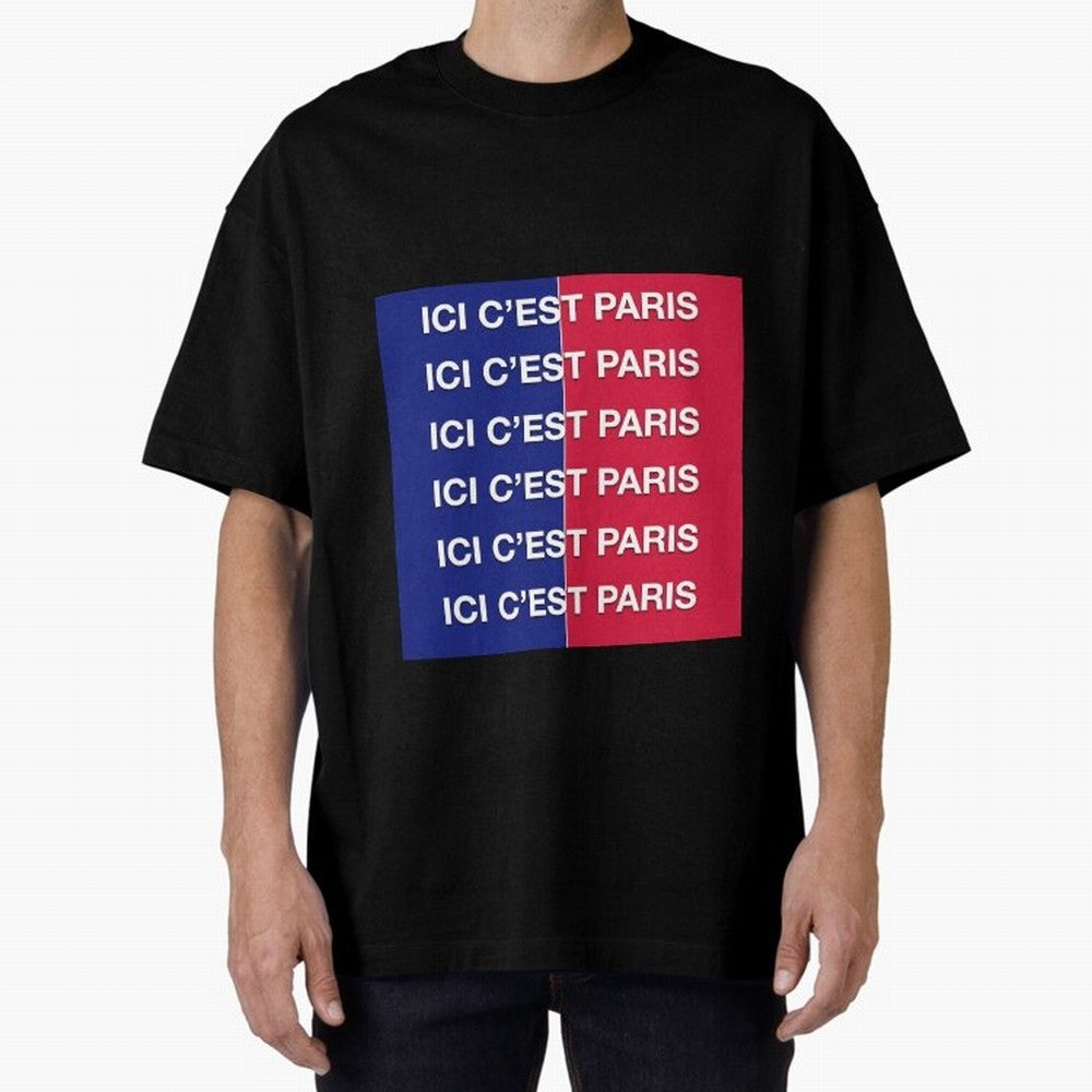 ICI C'EST PARIS Premium T-Shirt Feel the Heartbeat of FIFA World Cup 2026 Group Stage Celebrating Mbappe, Spain and Netherlands Energy, Worldwide Fan Energy, Dramatic Goals, Stadium Lights and Championship Celebrations; Made for Collectors Who