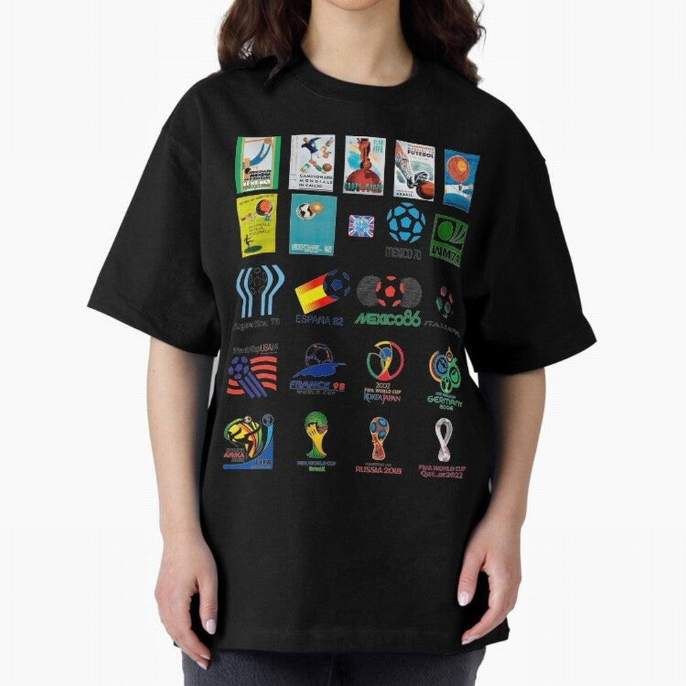 Soccer world logos Classic T-Shirt Carry the Colors and Pride of Global Football Passion for FIFA World Cup 2026 Group Stage, Centered on Haaland and Mbappe, England, France and Netherlands, Worldwide Fan Energy, Dramatic Goals, Stadium Lights and