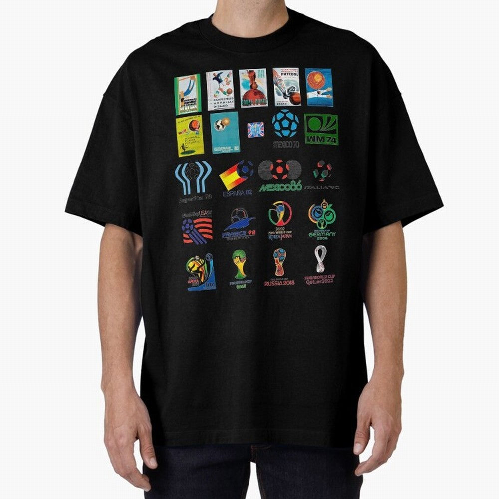 Soccer world logos Classic T-Shirt Carry the Colors and Pride of Global Football Passion for FIFA World Cup 2026 Group Stage, Centered on Haaland and Mbappe, England, France and Netherlands, Worldwide Fan Energy, Dramatic Goals, Stadium Lights and