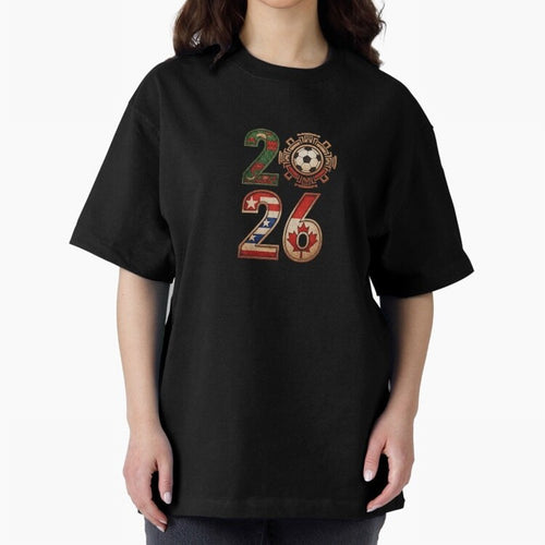 2026 North America Soccer Mexico USA Canada Host Classic T-Shirt Celebrate the Biggest Stage of FIFA World Cup 2026 Capturing Cristiano Ronaldo, Portugal, Spain and Germany Energy, Retro Football Energy, Iconic Rivalries, Trophy Chase Drama and