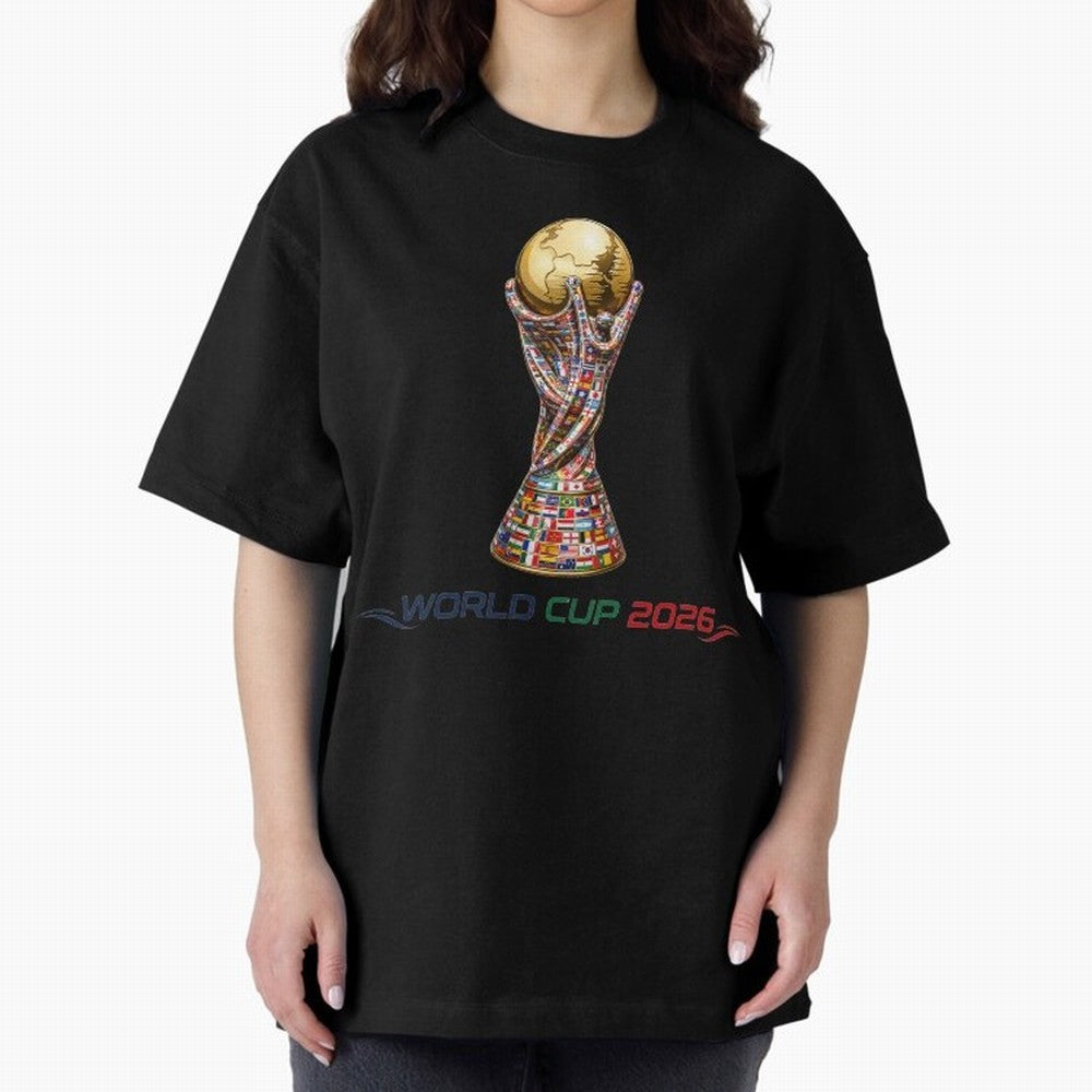 Collection World Cup 2026 Classic T-Shirt Support the Legends of FIFA World Cup 2026 Group Stage for Fans of Messi and Germany, Bringing Vintage Soccer Flavor, Modern Football Stars, National Flags and Final Night Emotion; Perfect for Supporters