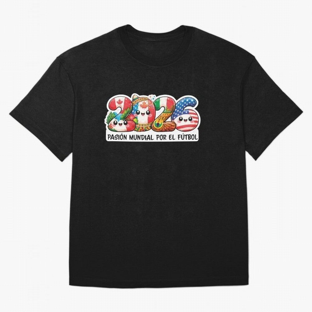 World Football Passion 2026 Classic T-Shirt Represent Fans Who Live for FIFA World Cup 2026 for Fans of Messi and Cristiano Ronaldo and England, Bringing Tournament Hype, Historic Matchups, Family Viewing Parties and Global Sports Pride; Created