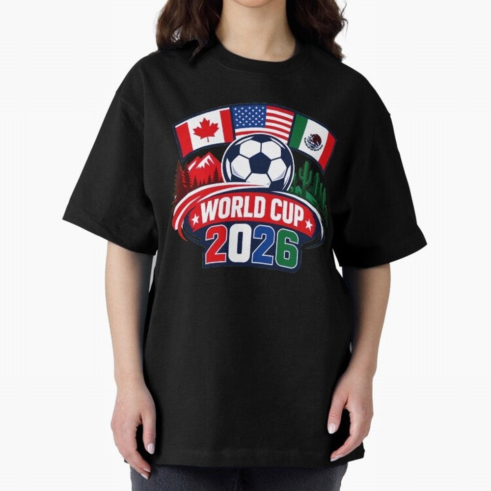 2026 FIFA World Cup Classic T-Shirt Celebrate Football Dreams Across FIFA World Cup 2026 for Fans of Mbappe and Neymar and Argentina, France and Brazil, Bringing Fan Favorite Moments, National Team Passion, Big Match Drama and Soccer History; Ideal