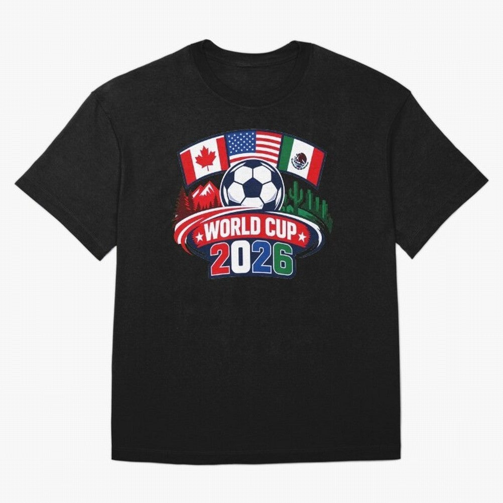 2026 FIFA World Cup Classic T-Shirt Celebrate Football Dreams Across FIFA World Cup 2026 for Fans of Mbappe and Neymar and Argentina, France and Brazil, Bringing Fan Favorite Moments, National Team Passion, Big Match Drama and Soccer History; Ideal