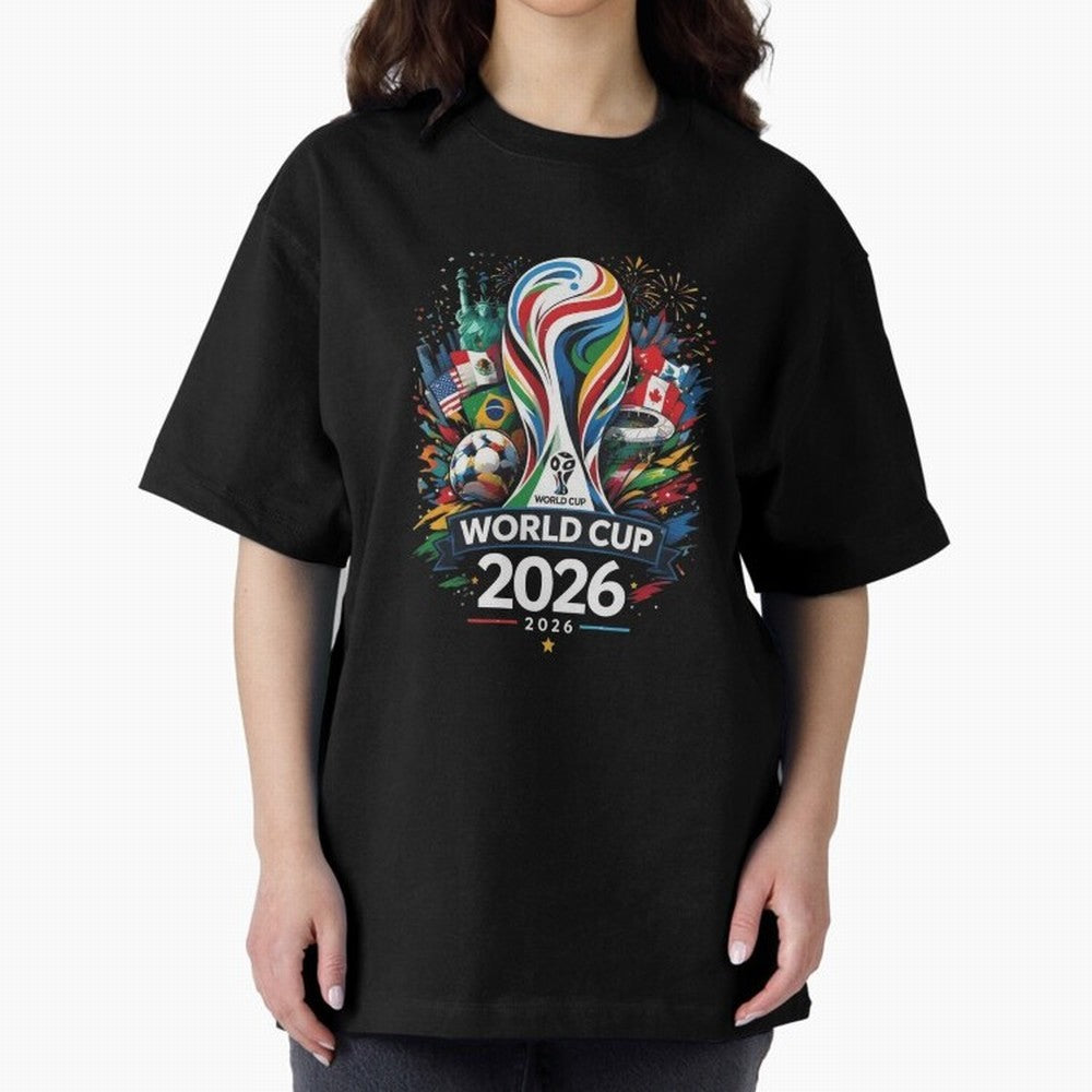 World Cup 2026, Soccer Fan Classic T-Shirt Showcase Global Football Passion for FIFA World Cup 2026, Built around Messi, Brazil, Global Supporter Spirit, Legendary Goals, National Colors and Tournament Celebration; Perfect for Supporters Who Want