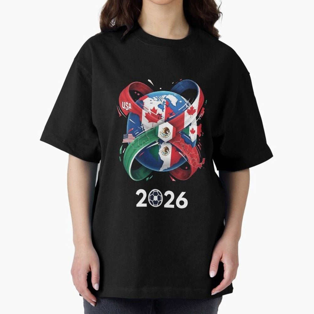 World United by Football 2026 Classic T-Shirt Honor the Football Icons of FIFA World Cup 2026 for Fans of Cristiano Ronaldo and Brazil, Bringing Stadium Chants, National Pride, Trophy Dreams and Unforgettable Football Memories; Great for Supporters