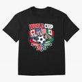 FIFA World Cup 2026 Classic T-Shirt Represent FIFA World Cup 2026 Group Stage Driven by Neymar, Haaland and Cristiano Ronaldo, Brazil Energy, Retro Football Energy, Iconic Rivalries, Trophy Chase Drama and Stadium Atmosphere; Ideal for Passionate