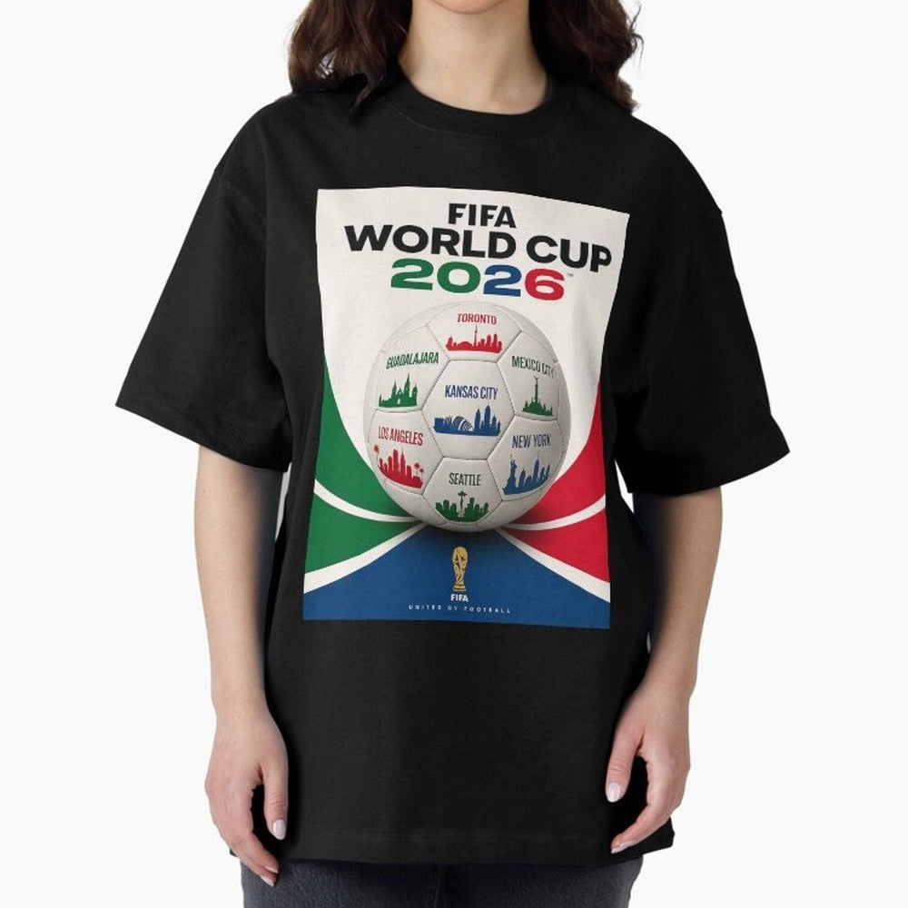 North America Football 2026 Classic T-Shirt Join Supporters Worldwide for Match Day Hype around FIFA World Cup 2026, Haaland and Mbappe, Portugal, Spain and Germany, Football Festival Excitement, Trophy Ambitions, Country Rivalries and Star Player