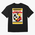Elegant and Geometrical Germany World Cup 2026 Poster Classic T-Shirt Back the Journey through FIFA World Cup 2026 Group Stage for Fans of Mbappe and Neymar and Germany, Bringing Football Passion, Legendary Performances, Festival Vibes and