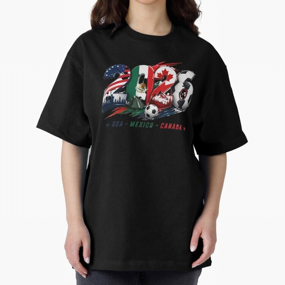 United by Football 2026 North America Soccer Design Classic T-Shirt Relive FIFA World Cup 2026 Connected to Messi, CR7 and Mbappe, France and Portugal Energy, Champion Mindset, Group Stage Buzz, Knockout Tension and Passionate Fan Culture; Ideal