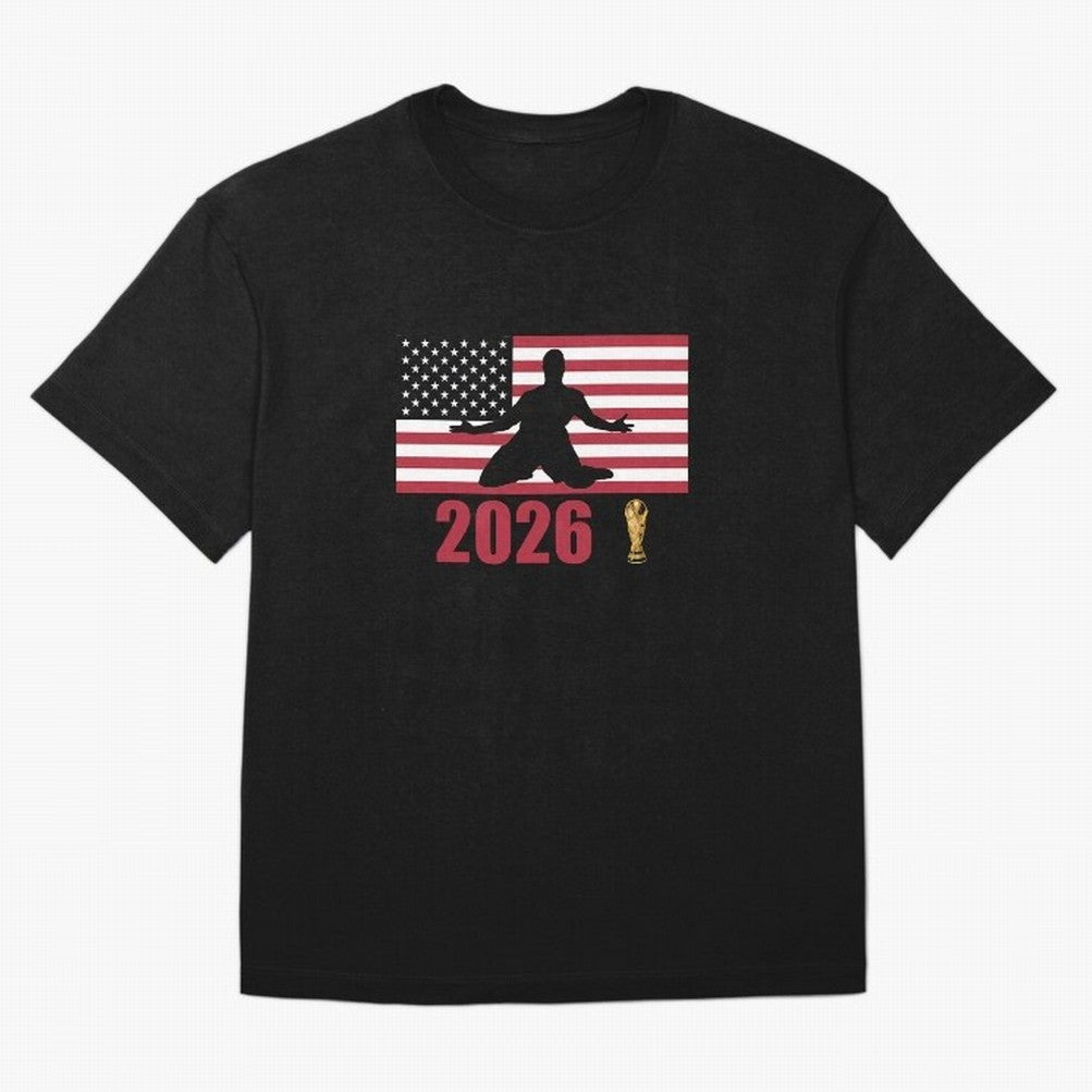 USA World Cup 2026 T-Shirt_84815866 Classic T-Shirt Support Your Favorite Stars during Global Football Passion for FIFA World Cup 2026, Centered on Mbappe, Brazil, Portugal and Argentina, Global Supporter Spirit, Legendary Goals, National Colors