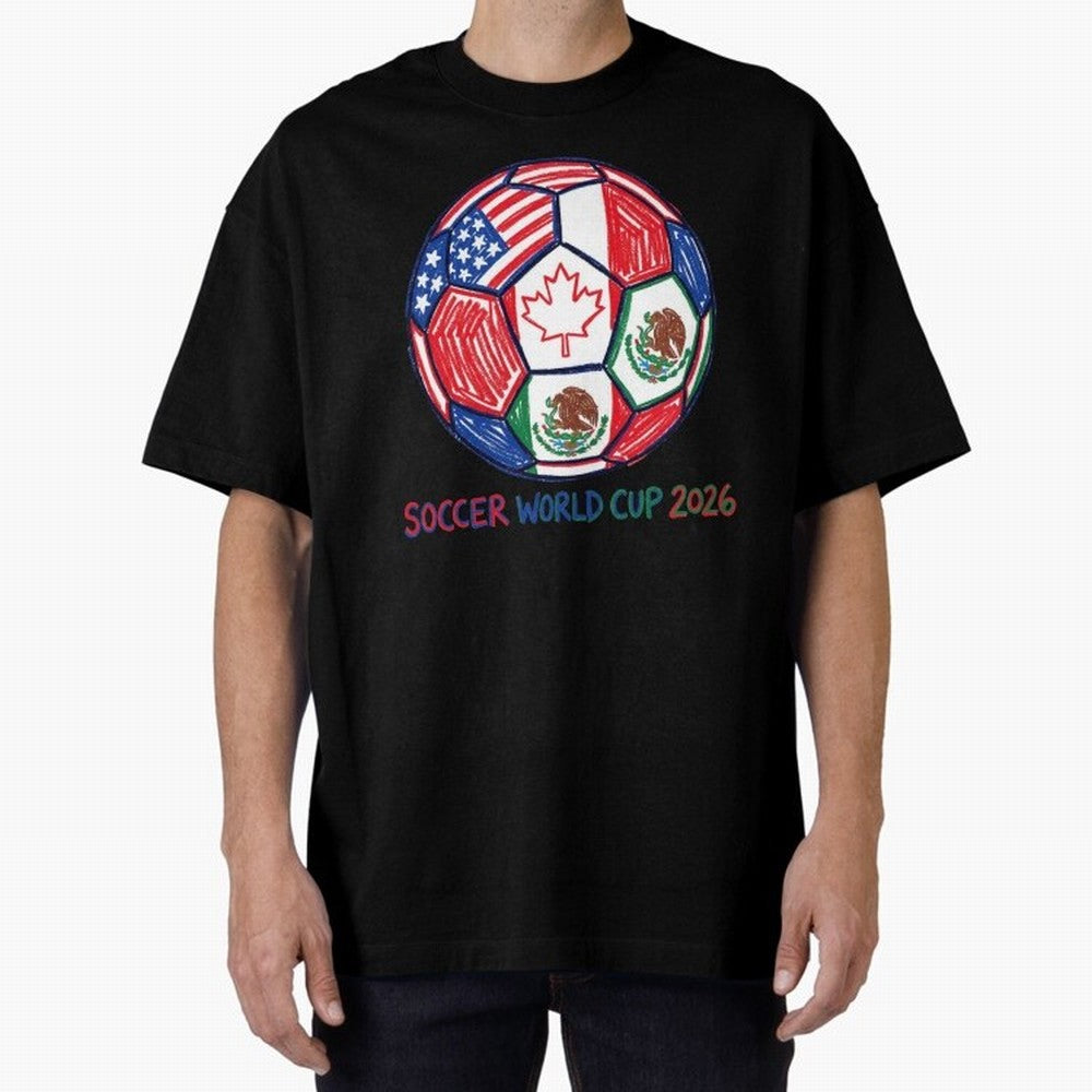 soccer world cup 2026 Classic T-Shirt Relive Match Day Hype around FIFA World Cup 2026 USA Canada Mexico, Mbappe and Neymar, Spain, Goal Celebration Energy, Supporter Heritage, Football Icons and Worldwide Tournament Joy; Created for Match Day