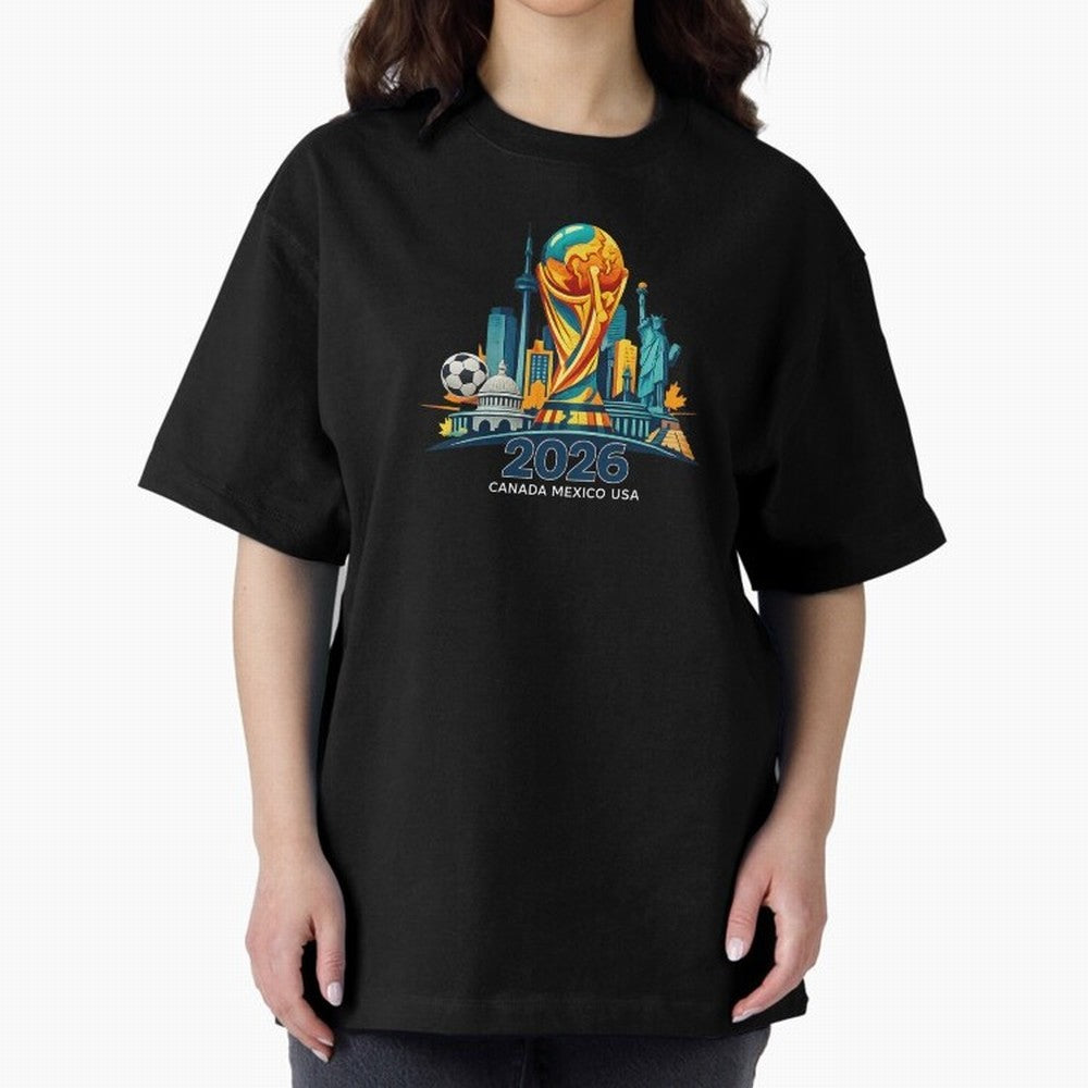 World Football Spirit 2026 - Global Football Championship - USA Canada Mexico Soccer Fan Classic T-Shirt Honor Football Greatness during Global Football Passion for FIFA World Cup 2026, Highlighting CR7, Germany, Football History, Final Match