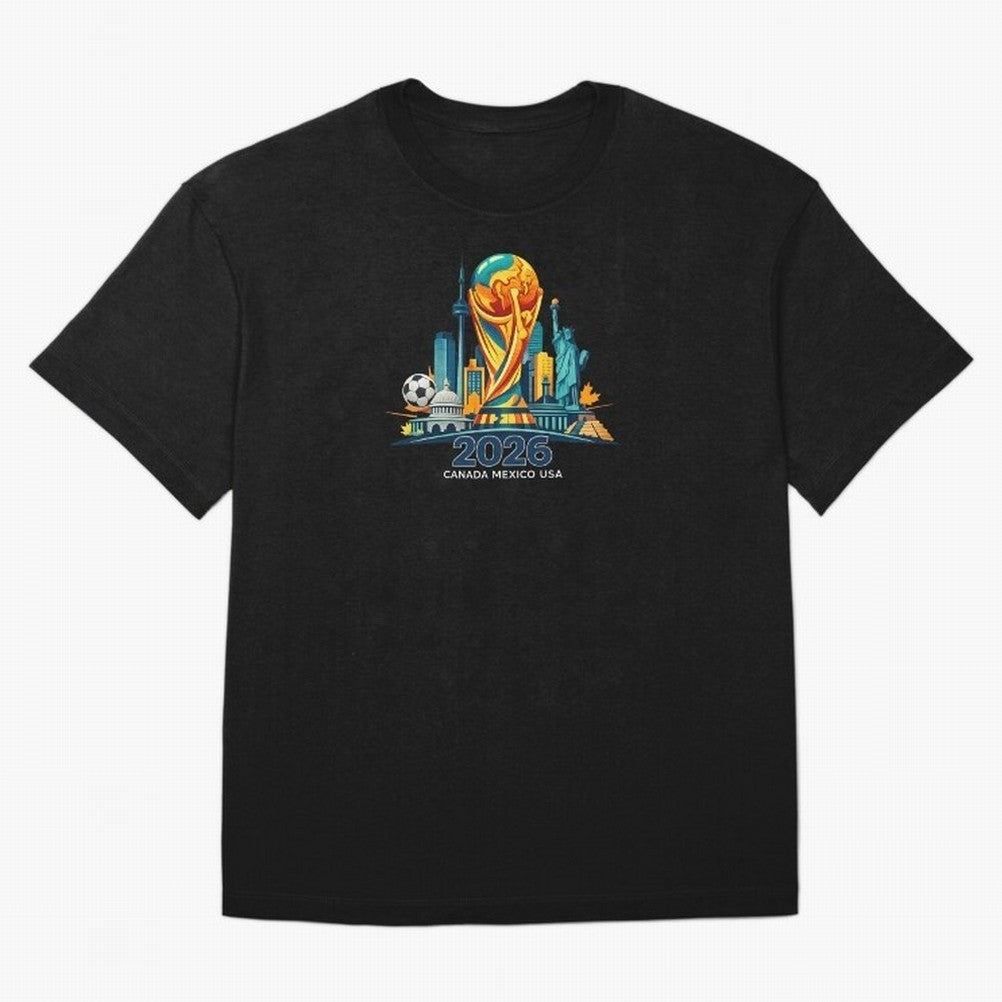 World Football Spirit 2026 - Global Football Championship - USA Canada Mexico Soccer Fan Classic T-Shirt Honor Football Greatness during Global Football Passion for FIFA World Cup 2026, Highlighting CR7, Germany, Football History, Final Match