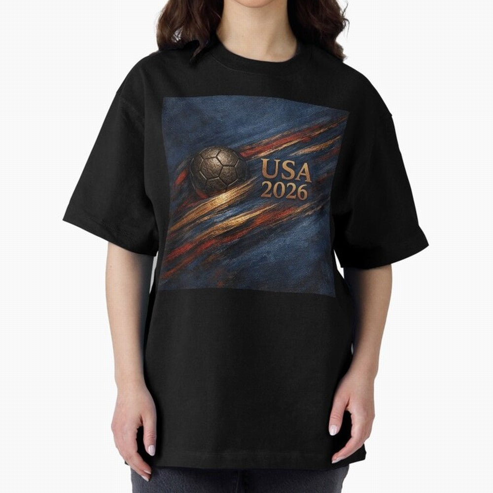 Bronze Inspired USA 2026 Soccer Theme Classic T-Shirt Enjoy Match Day Hype around FIFA World Cup 2026 Group Stage, CR7 and Messi, France and Portugal, Champion Mindset, Group Stage Buzz, Knockout Tension and Passionate Fan Culture; Great for