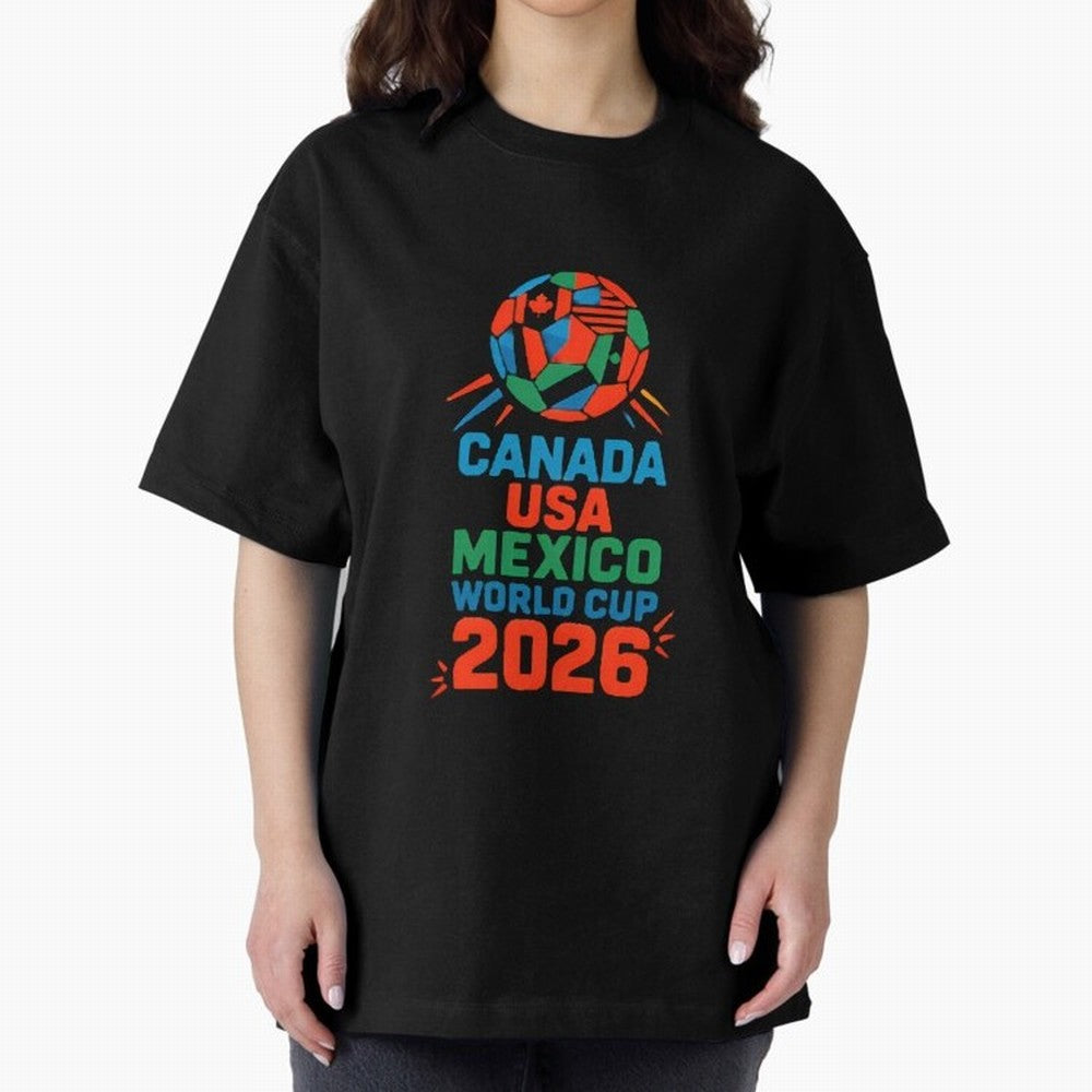 World Cup 2026 USA Canada Mexico ¡ª Retro Soccer Tournament Illustration Classic T-Shirt Upgrade Global Football Passion for FIFA World Cup 2026 Group Stage, Celebrating Cristiano Ronaldo, Haaland and CR7, Argentina and Brazil, Stadium Memories,