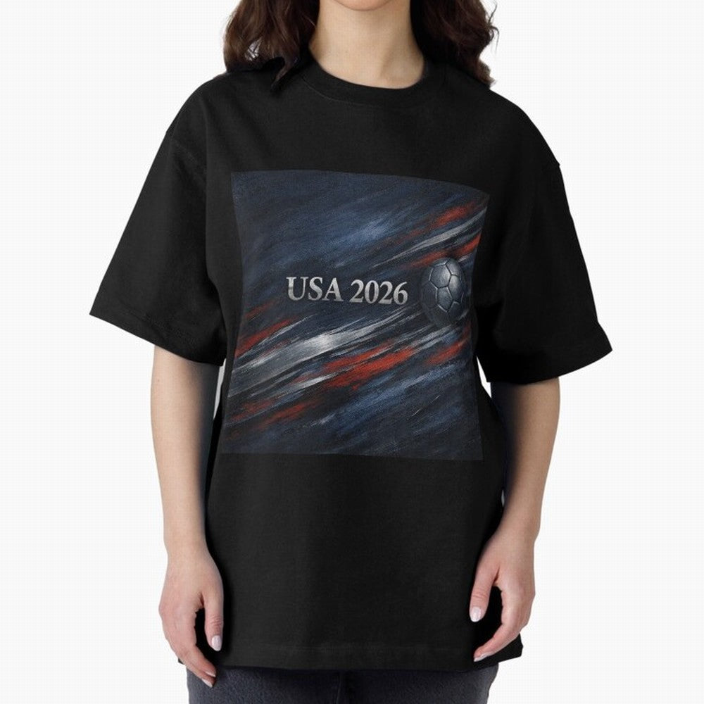 USA 2026 Soccer Event Design Classic T-Shirt Get Ready for the FIFA World Cup 2026 USA Canada Mexico Journey through Haaland and Mbappe Highlights, France and Portugal Pride, Classic Soccer Heritage, Championship Pressure, Fan Loyalty and