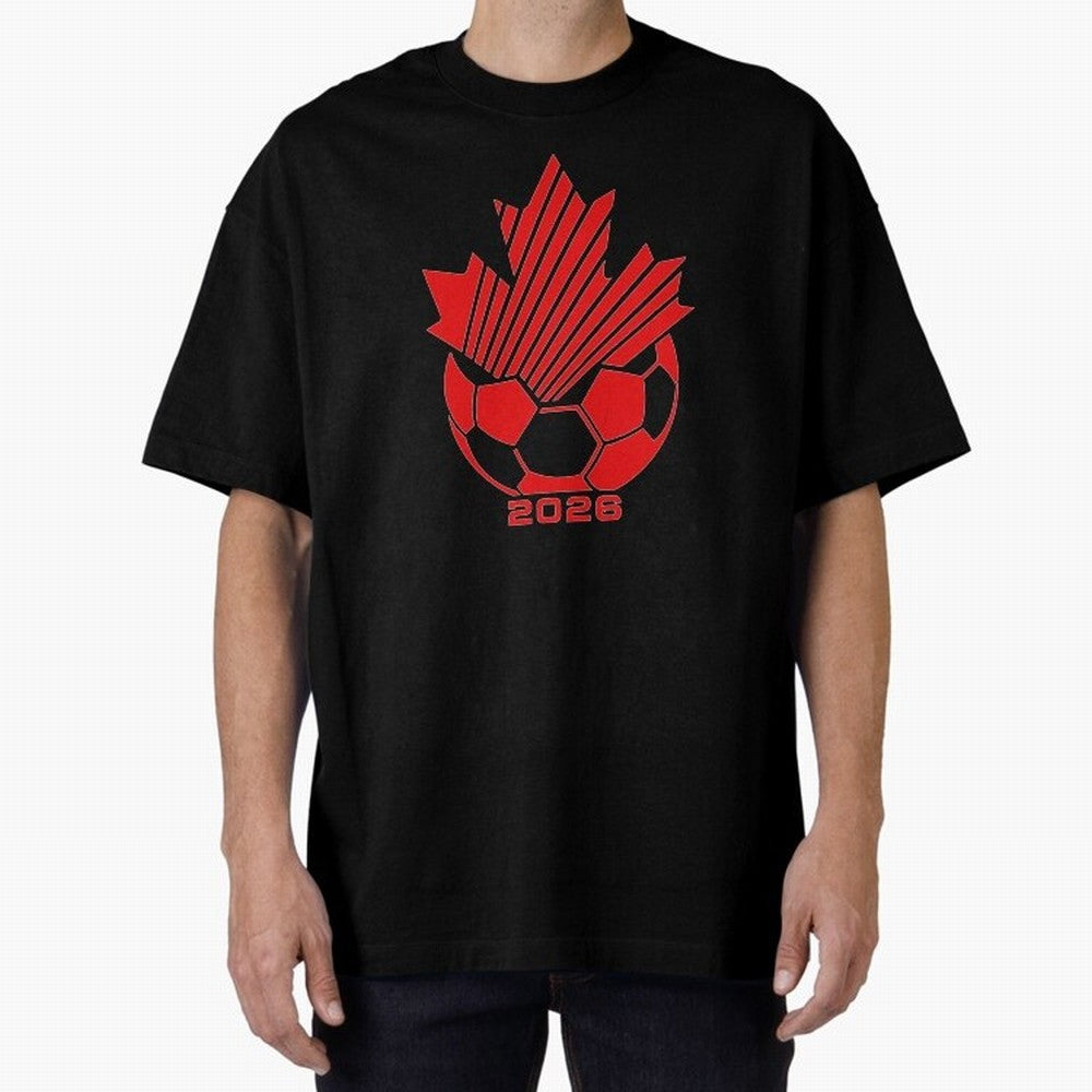 Red Maple Leaf Soccer 2026 Emblem Classic T-Shirt Spotlight FIFA World Cup 2026 Group Stage Spirit, Centered on Spain and Netherlands, Messi, Game Day Rituals, Football Legends, Country Pride and the Road to the Final; Created for Match Day