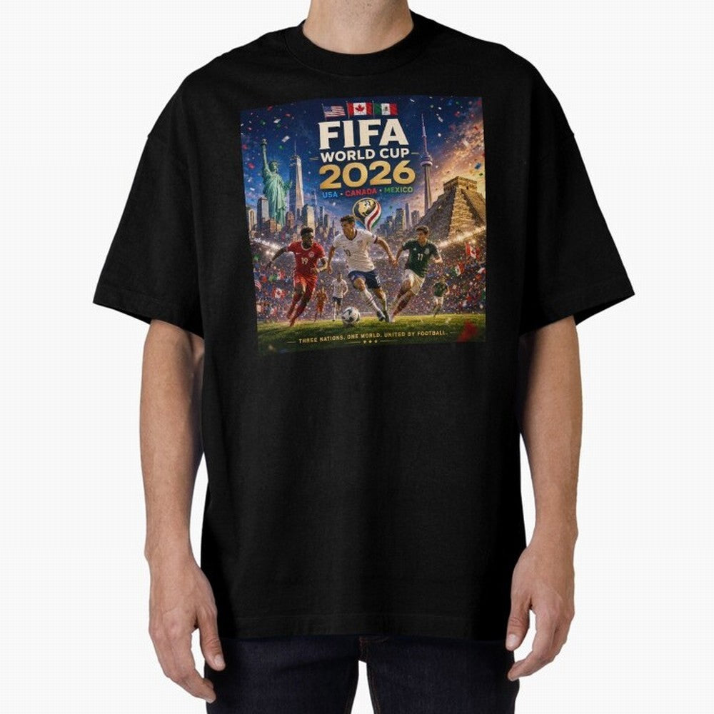 North America Soccer 2026 #football 2026 Classic T-Shirt Carry the Dream of the FIFA World Cup 2026 Group Stage Journey through Messi, Neymar and Mbappe Highlights, France and Portugal Pride, Championship Spirit, Famous Goals, Roaring Crowds and