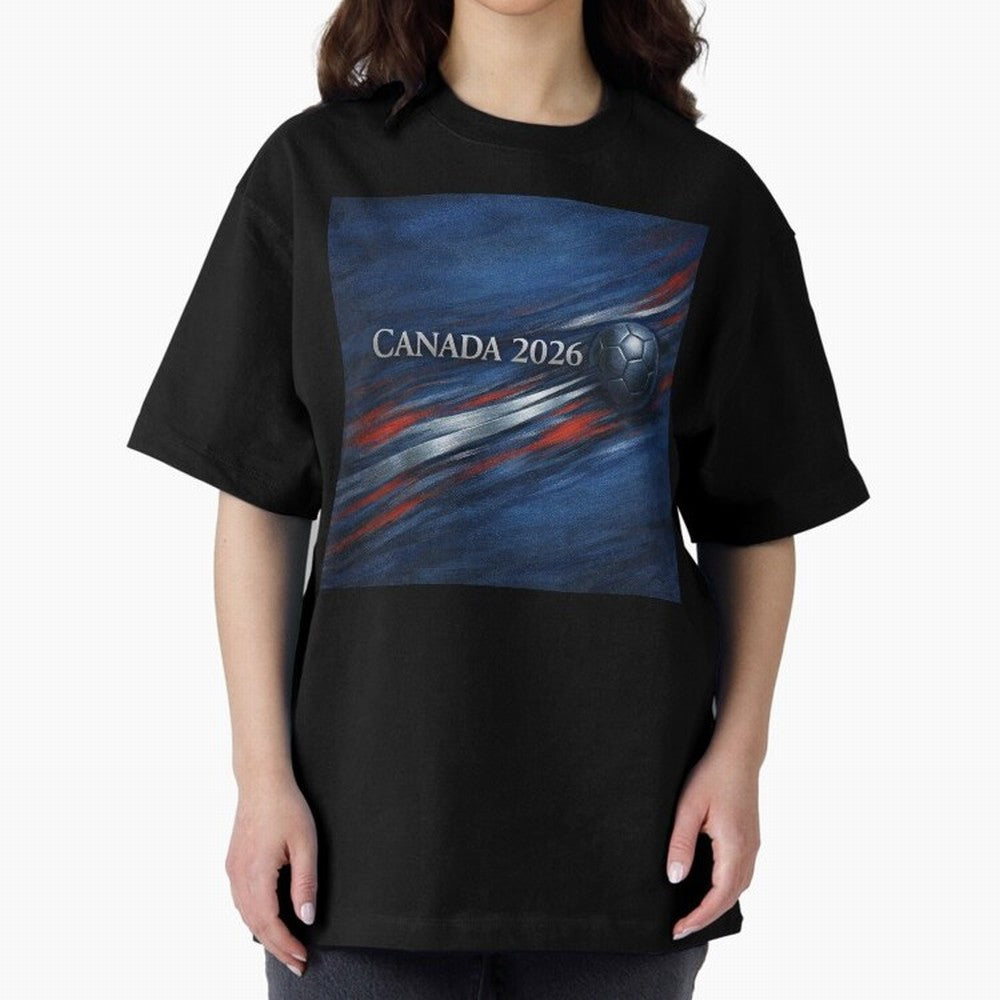 Canada 2026 Soccer Splash Classic T-Shirt Unlock Match Day Hype around FIFA World Cup 2026 Group Stage, Messi, Neymar and Mbappe, Argentina and Brazil, Stadium Chants, National Pride, Trophy Dreams and Unforgettable Football Memories; Created for