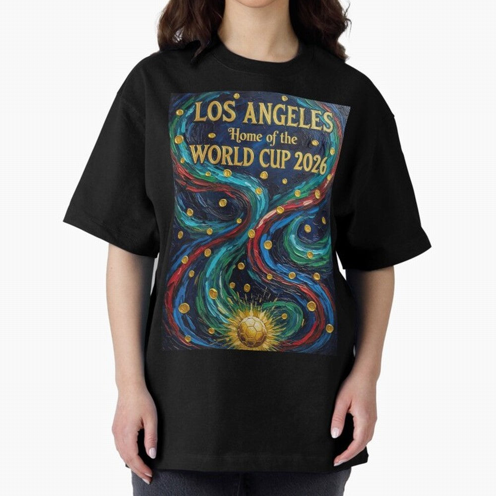 Los Angeles Home of the World Cup 2026 Soccer Fan ¡ª Moody Jewel Art Print Classic T-Shirt Show Championship Spirit for Match Day Hype around FIFA World Cup 2026, Neymar, England and Germany, Global Supporter Spirit, Legendary Goals, National