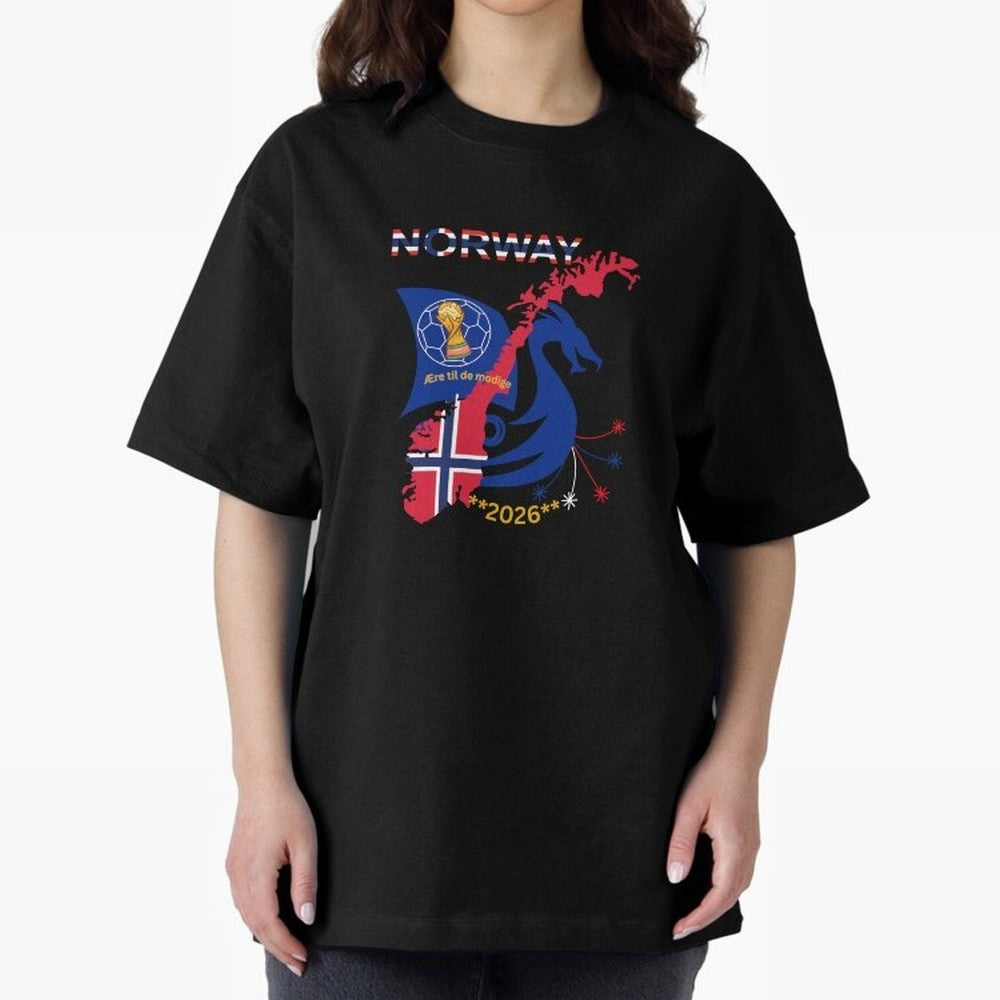 Norway 2026 Classic T-Shirt Stand Proud for FIFA World Cup 2026 Group Stage Celebrating Messi and Cristiano Ronaldo, Spain Energy, Football Festival Excitement, Trophy Ambitions, Country Rivalries and Star Player Buzz; Created for Match Day