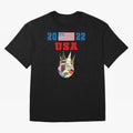 Keep Calm and support USA Football Flag Soccer Jersey Classic T-Shirt Turn Football Passion into Global Football Passion for FIFA World Cup 2026 USA Canada Mexico, Celebrating Cristiano Ronaldo, Haaland and CR7, Spain, Stadium Chants, National