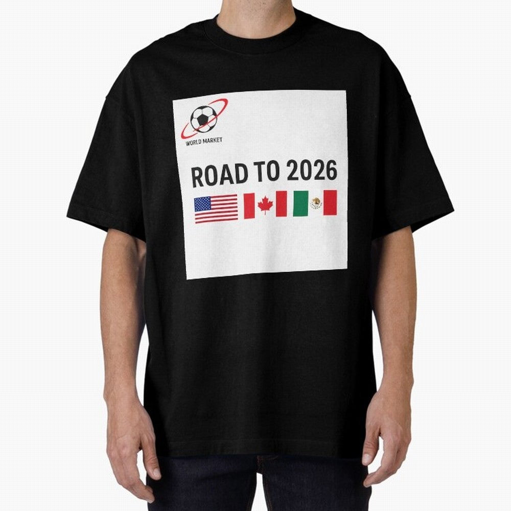 Road to World Cup 2026 Football Journey Classic T-Shirt Live the Energy of FIFA World Cup 2026 for Fans of Neymar and Brazil, Bringing Football Festival Excitement, Trophy Ambitions, Country Rivalries and Star Player Buzz; Great for Watch Parties,