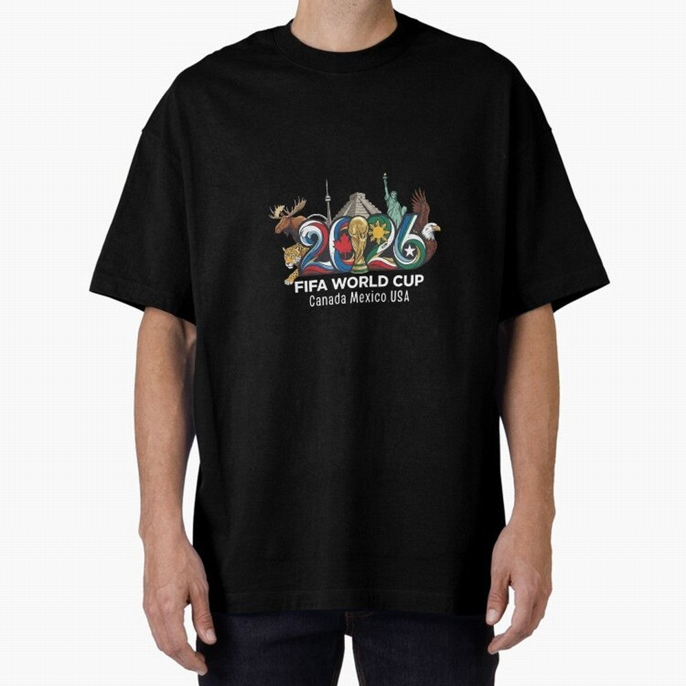 Skyline Landmarks 2026 World Cup Classic T-Shirt Celebrate Classic Football Spirit in the FIFA World Cup 2026 USA Canada Mexico Journey through Cristiano Ronaldo Highlights, France and Portugal Pride, Game Day Rituals, Football Legends, Country