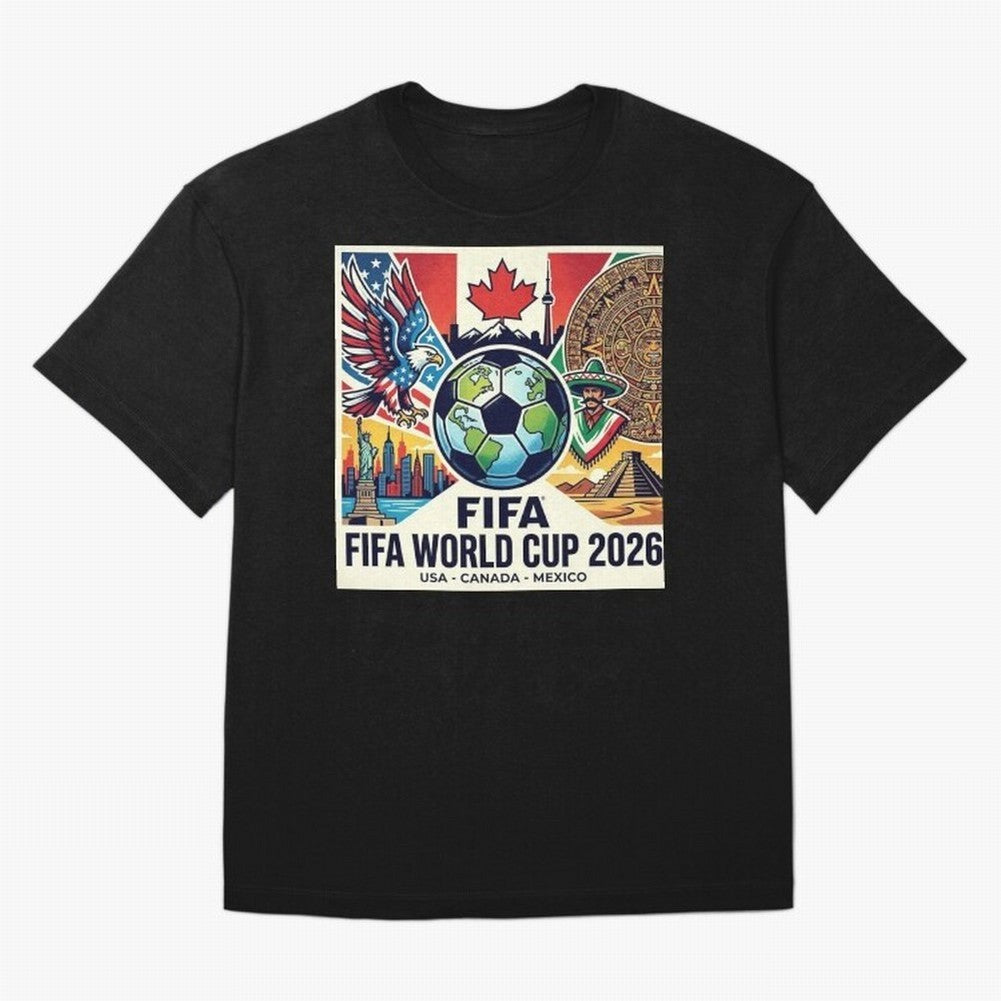 North America United Soccer 2026 Vintage Crest Classic T-Shirt Fuel Your Fan Pride for FIFA World Cup 2026 for Fans of Messi, CR7 and Mbappe and England, Bringing Retro Football Energy, Iconic Rivalries, Trophy Chase Drama and Stadium Atmosphere;