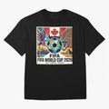 North America United Soccer 2026 Vintage Crest Classic T-Shirt Fuel Your Fan Pride for FIFA World Cup 2026 for Fans of Messi, CR7 and Mbappe and England, Bringing Retro Football Energy, Iconic Rivalries, Trophy Chase Drama and Stadium Atmosphere;
