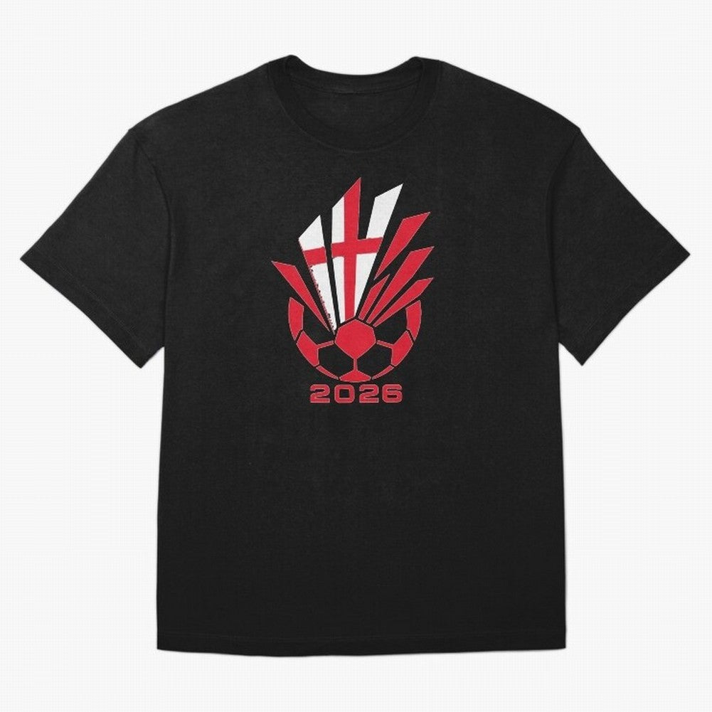 England Soccer 2026 Cross Burst Emblem Classic T-Shirt Join Supporters Worldwide for Match Day Hype around FIFA World Cup 2026, Neymar, Argentina and Brazil, Football Festival Excitement, Trophy Ambitions, Country Rivalries and Star Player Buzz;