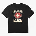 Switzerland 2026 World Cup Classic T-Shirt Celebrate the Road through FIFA World Cup 2026 Group Stage Spirit, Centered on Portugal, Spain and Germany, Haaland, Goal Celebration Energy, Supporter Heritage, Football Icons and Worldwide Tournament