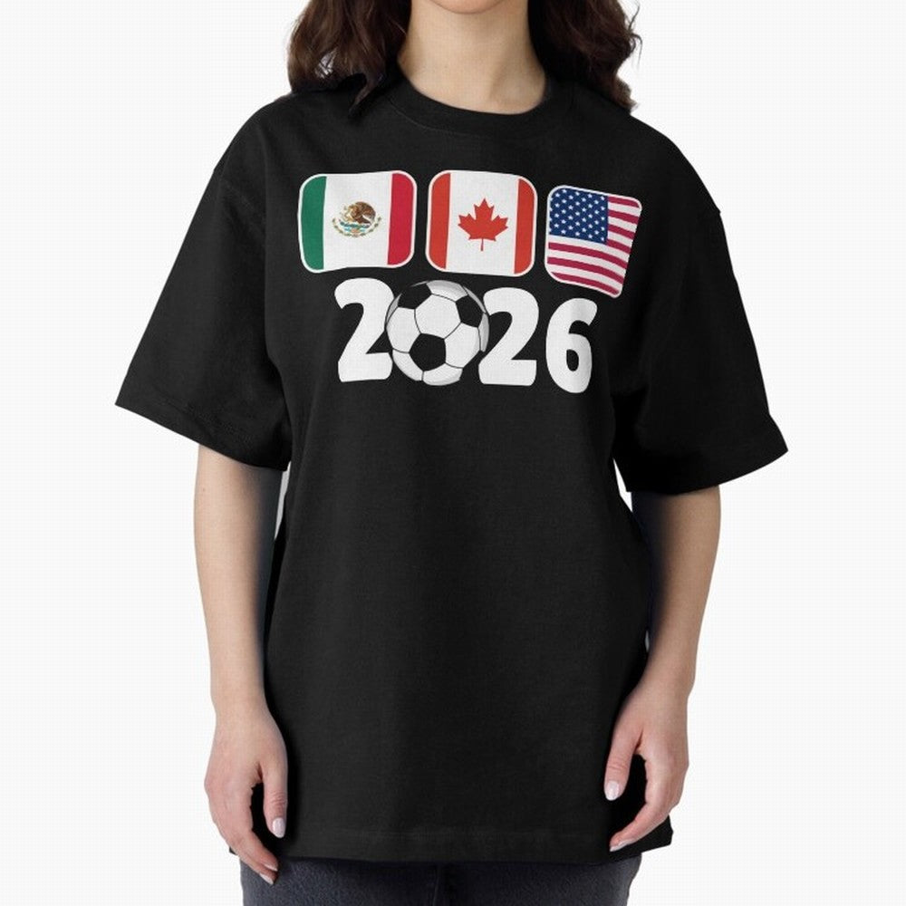 2026 World Cup North America Emblem Retro Classic T-Shirt Carry National Pride through Match Day Hype around FIFA World Cup 2026 Group Stage, CR7, France and Portugal, Stadium Memories, Football Loyalty, International Chants and Championship
