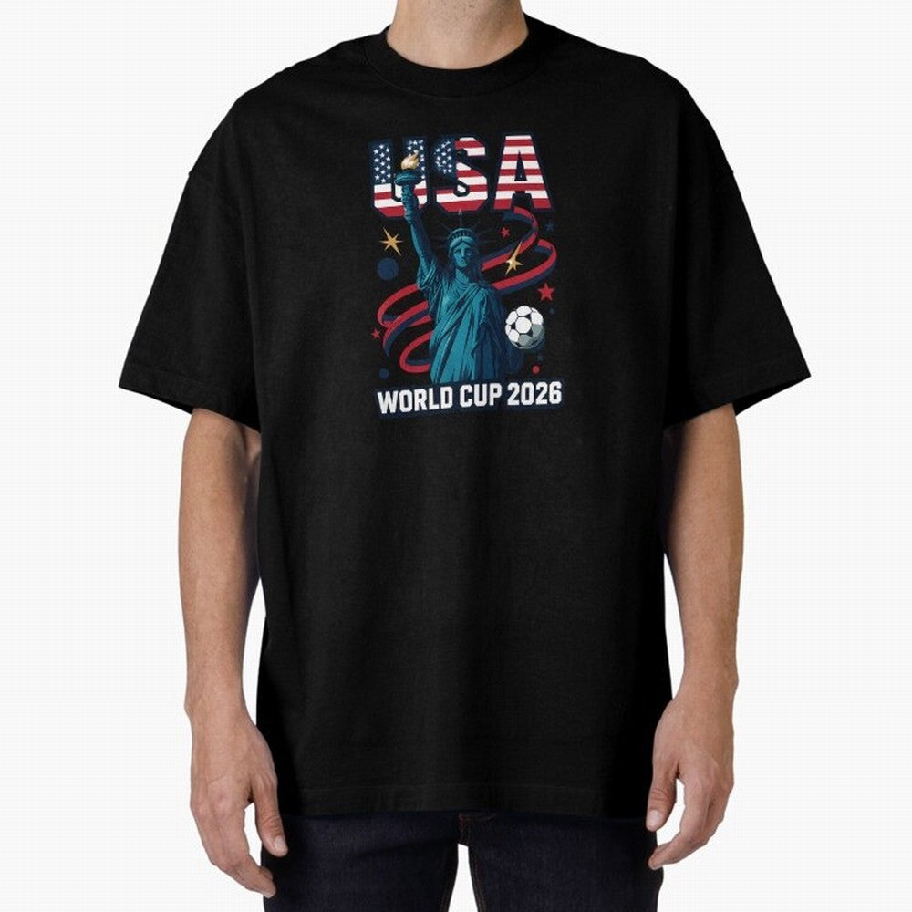 Official USA World Cup 2026 Merchandise Classic T-Shirt Keep the Match Day Mood of FIFA World Cup 2026 Group Stage for Fans of Neymar and France, Bringing Retro Football Energy, Iconic Rivalries, Trophy Chase Drama and Stadium Atmosphere; Made for