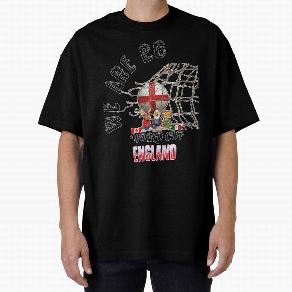 World cup 26 - England Classic T-Shirt Stand Out with Spirit from FIFA World Cup 2026 Group Stage for Fans of Mbappe and Neymar and Brazil, Bringing Tournament Hype, Historic Matchups, Family Viewing Parties and Global Sports Pride; Great for