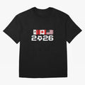 Glitched United 2026 Cup - North America Emblem Part 2 T-Shirt_82924673 Classic T-Shirt Relive the Noise and Pride of the FIFA World Cup 2026 Group Stage Journey through Neymar Highlights, England Pride, Classic Soccer Heritage, Championship