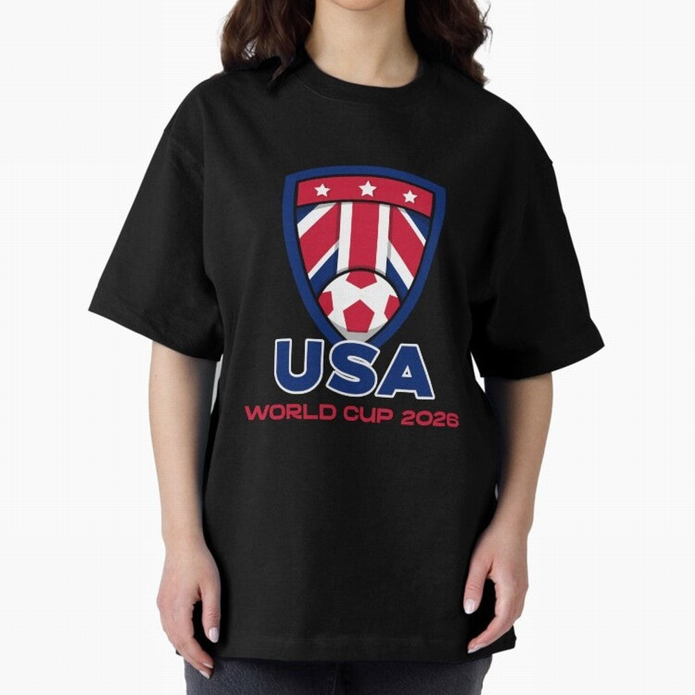 USA World Cup 2026 Classic T-Shirt Upgrade Global Football Passion for FIFA World Cup 2026 USA Canada Mexico, Filled with Mbappe, Portugal, Vintage Soccer Flavor, Modern Football Stars, National Flags and Final Night Emotion; Ideal for Football