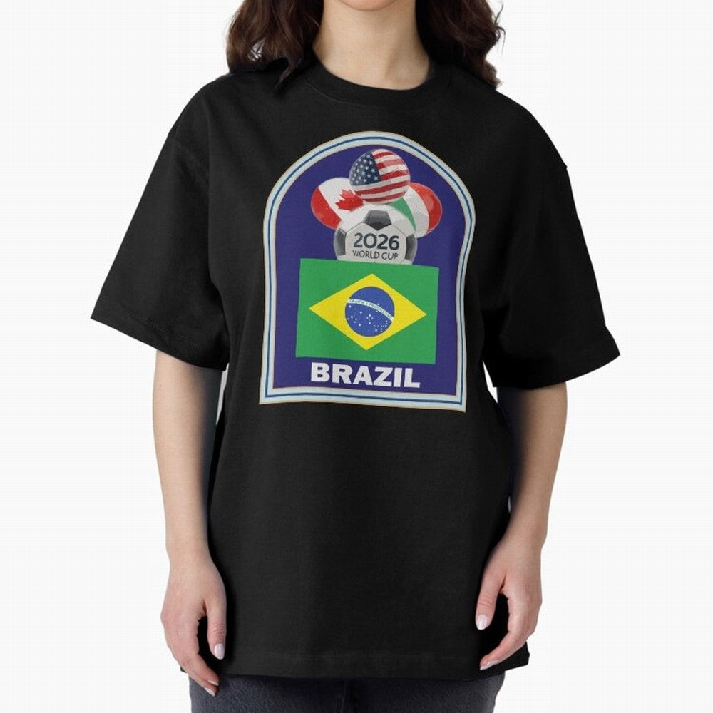 Brazil 2026 Soccer T-shirt Classic T-Shirt Embrace FIFA World Cup 2026 Group Stage Capturing Haaland and Mbappe, Netherlands Energy, Football History, Final Match Energy, Crowd Noise and Once in a Lifetime Moments; Perfect for People Who Love