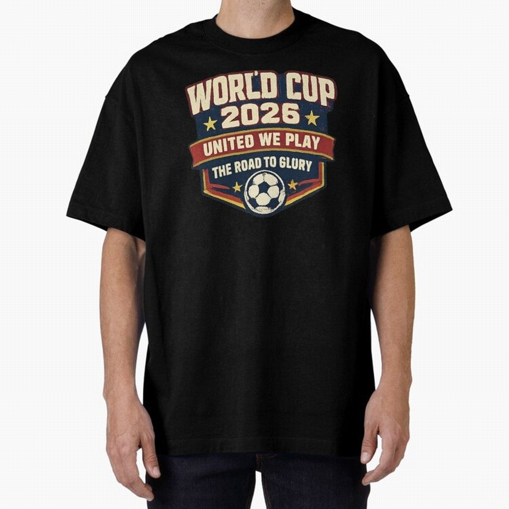 World Cup 2026 United We Play Vintage Soccer Football Fan Design Classic T-Shirt Make Memories around FIFA World Cup 2026 Spirit, Capturing Brazil, Neymar, Haaland and Cristiano Ronaldo, Global Supporter Spirit, Legendary Goals, National Colors and