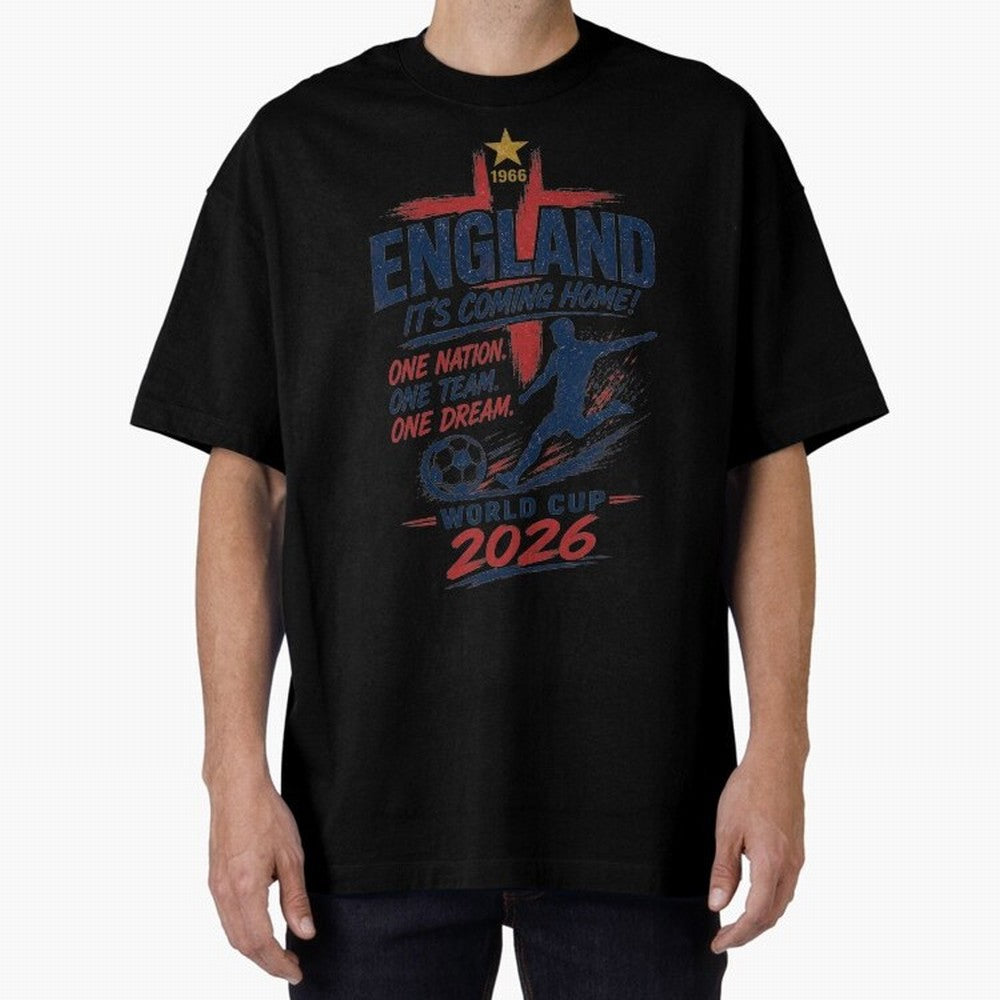 England Fan Art for World Cup 2026 Classic T-Shirt Remember Iconic Moments from FIFA World Cup 2026 Group Stage Driven by Messi, CR7 and Mbappe, Argentina, France and Brazil Energy, Worldwide Fan Energy, Dramatic Goals, Stadium Lights and
