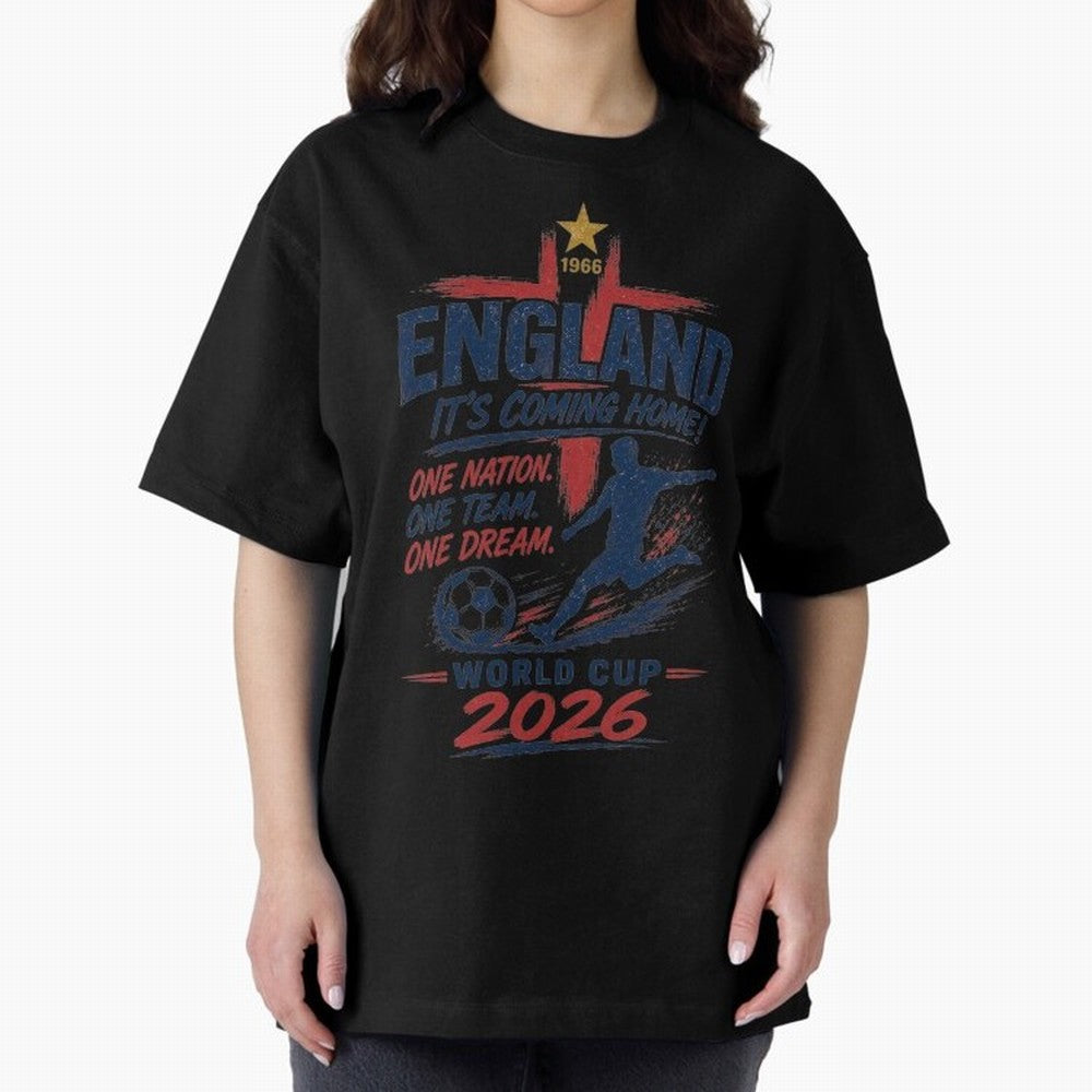 England Fan Art for World Cup 2026 Classic T-Shirt Remember Iconic Moments from FIFA World Cup 2026 Group Stage Driven by Messi, CR7 and Mbappe, Argentina, France and Brazil Energy, Worldwide Fan Energy, Dramatic Goals, Stadium Lights and